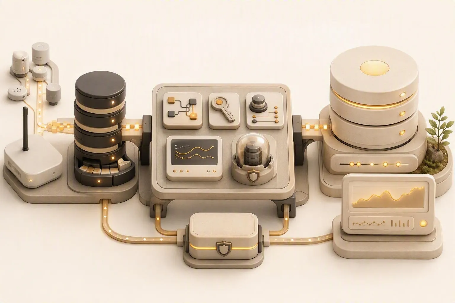 A Zigbee home-automation network telemetry illustration